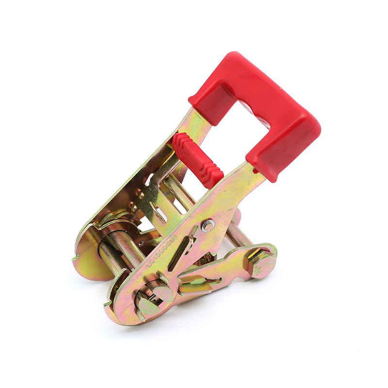 1.5인치 래칫 버클 빨간색 플라스틱 손잡이