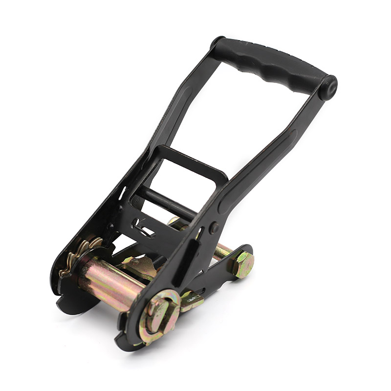 2인치 5T 도금 블랙 래칫 버클